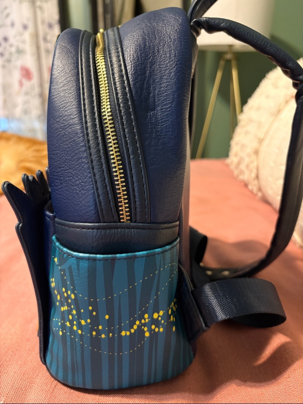 Disney Loungefly Blue & Louis Princess and the Frog Mini Backpack - Picture 3 of 7